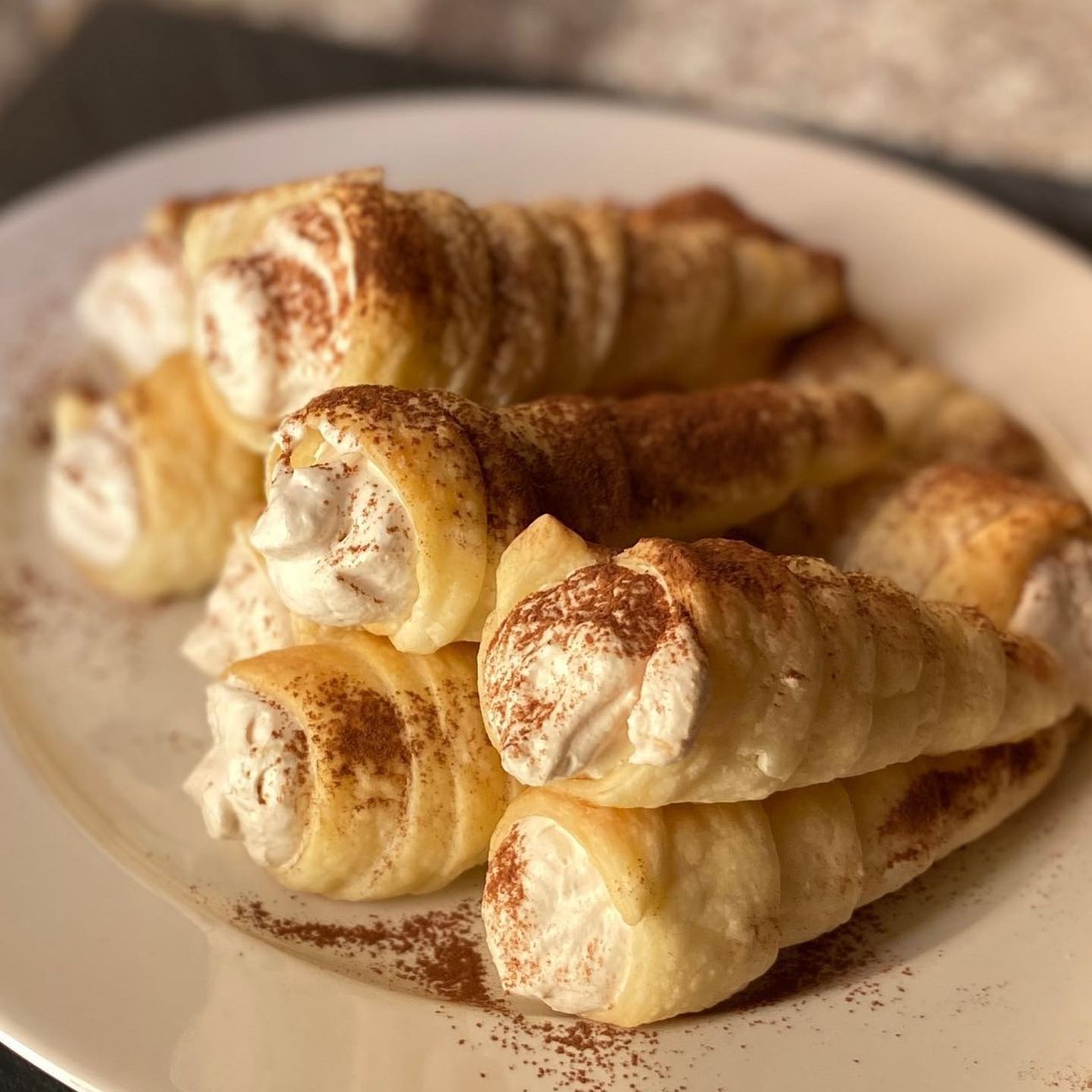 Cannoncini al caffé