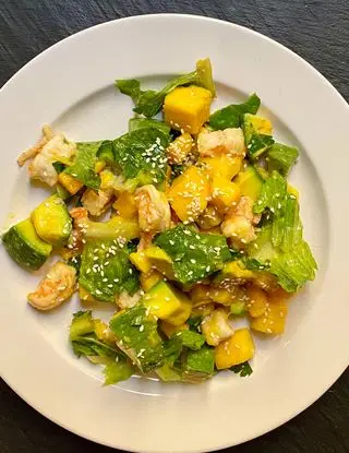 Ricetta Insalata di mango, avocado e gamberetti di michelacara5