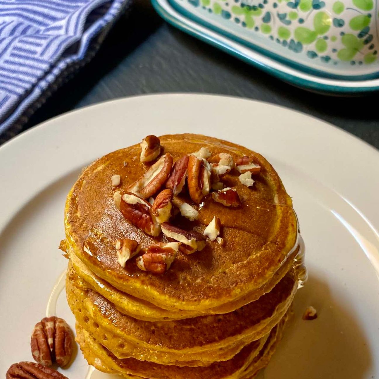Pancakes proteici alla zucca
