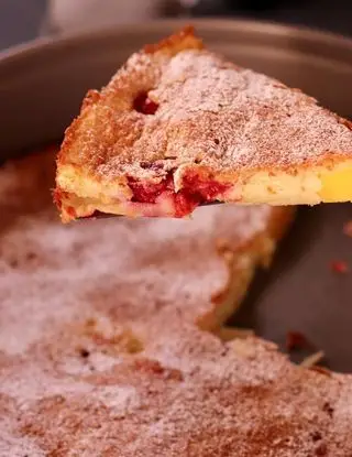 Ricetta Clafoutis di lamponi e mango. di michelacara5
