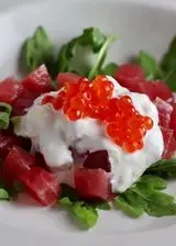 Ricetta Tartare di tonno con stracciatella