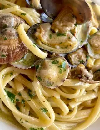 Ricetta Linguine alle vongole di luana1