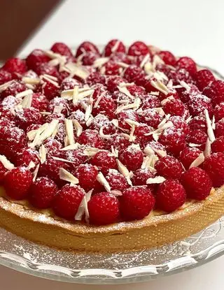 Ricetta Crostata lamponi e cioccolato bianco di luana1