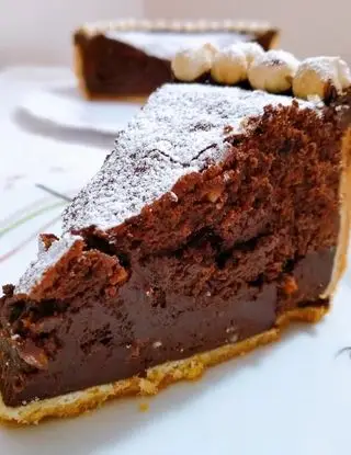 Ricetta Crostata BROWNIE #apranzodainonni di serena.calendino