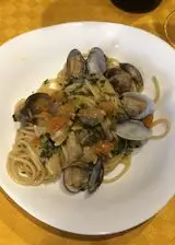 Ricetta Vongole datterino giallo e fiori di zucca