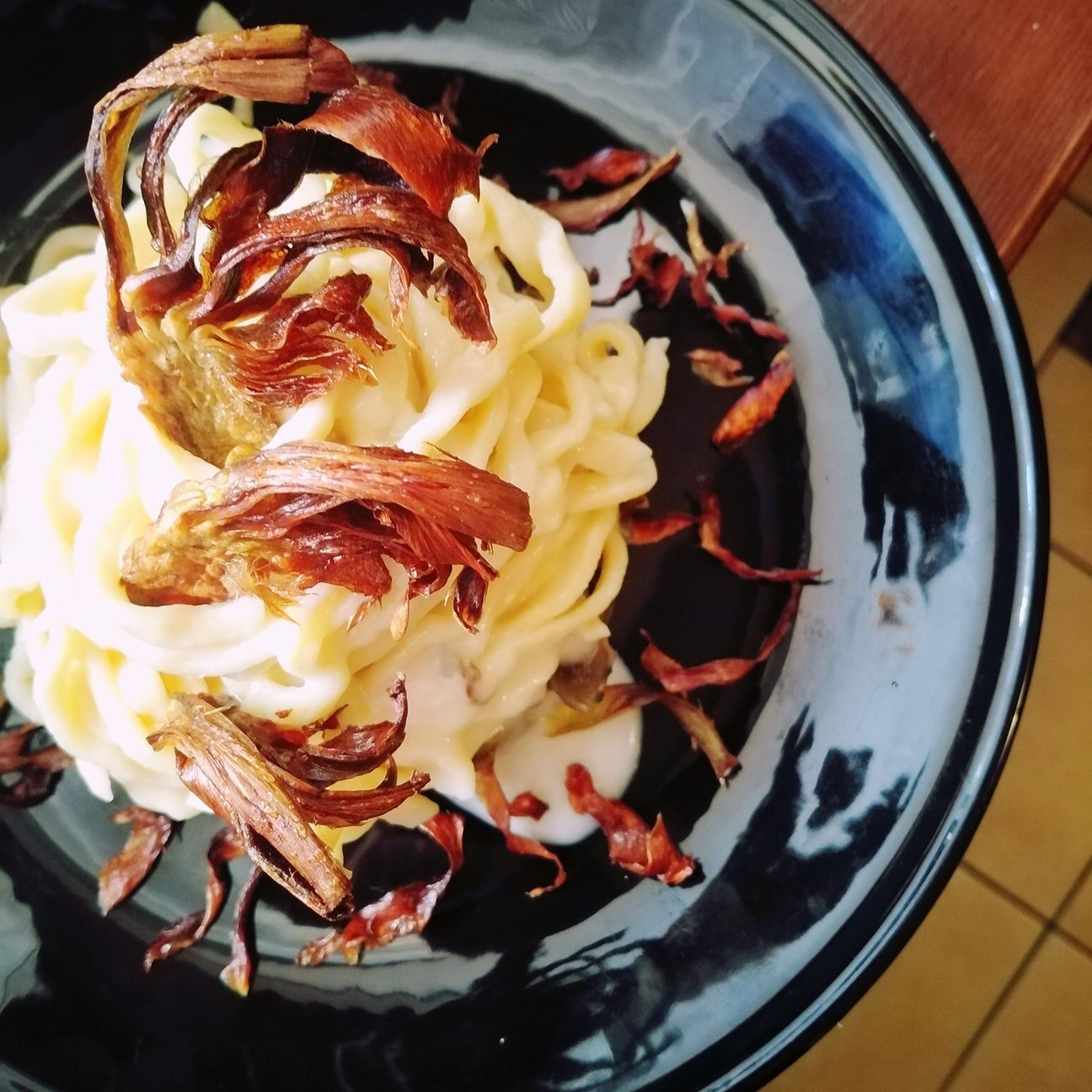 Fettuccine Carciofi Menta e Pecorino