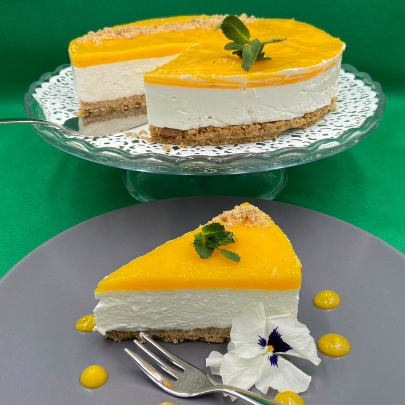 Cheesecake al mango