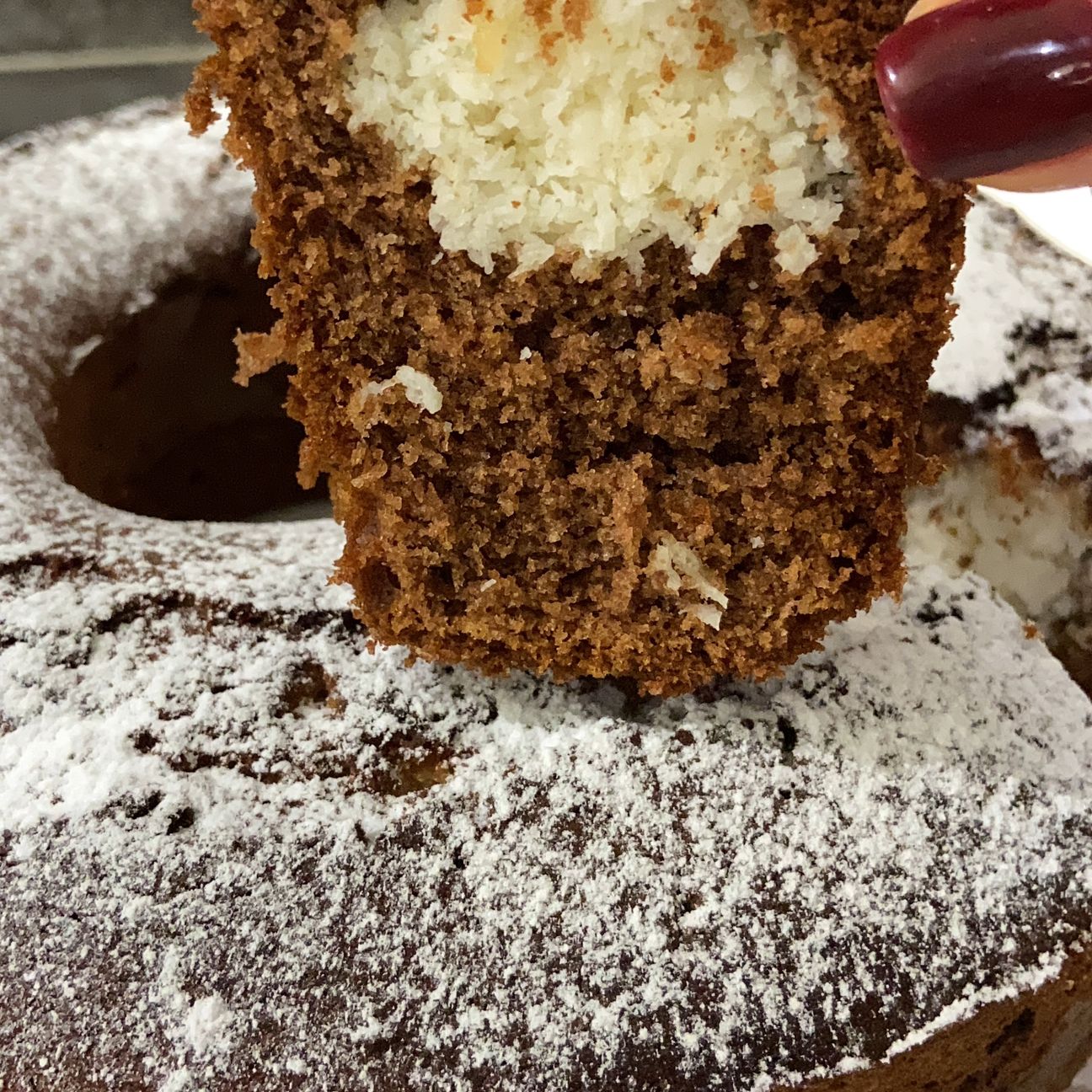 Ciambella cacao e cocco