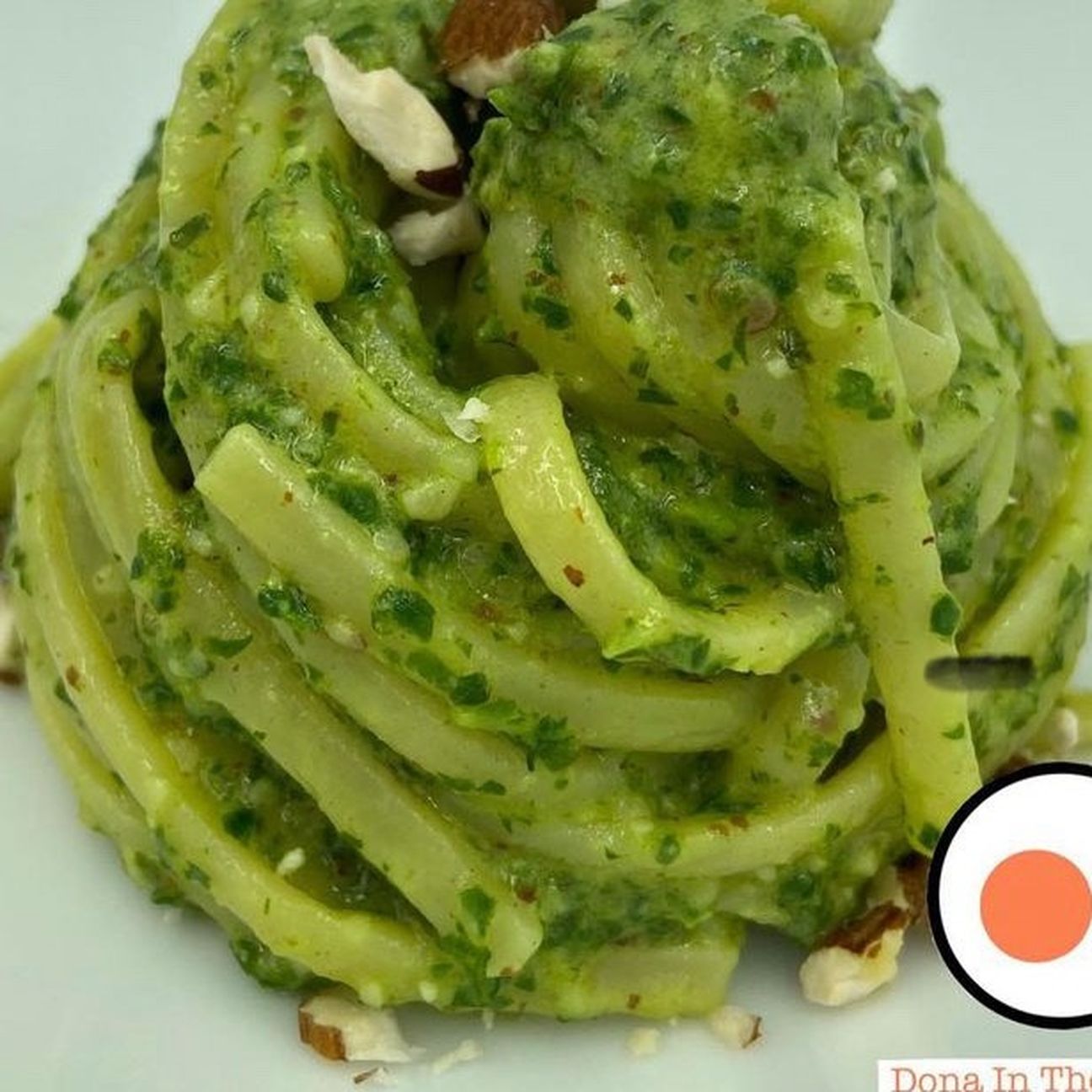 linguine al pesto di cavolo riccio