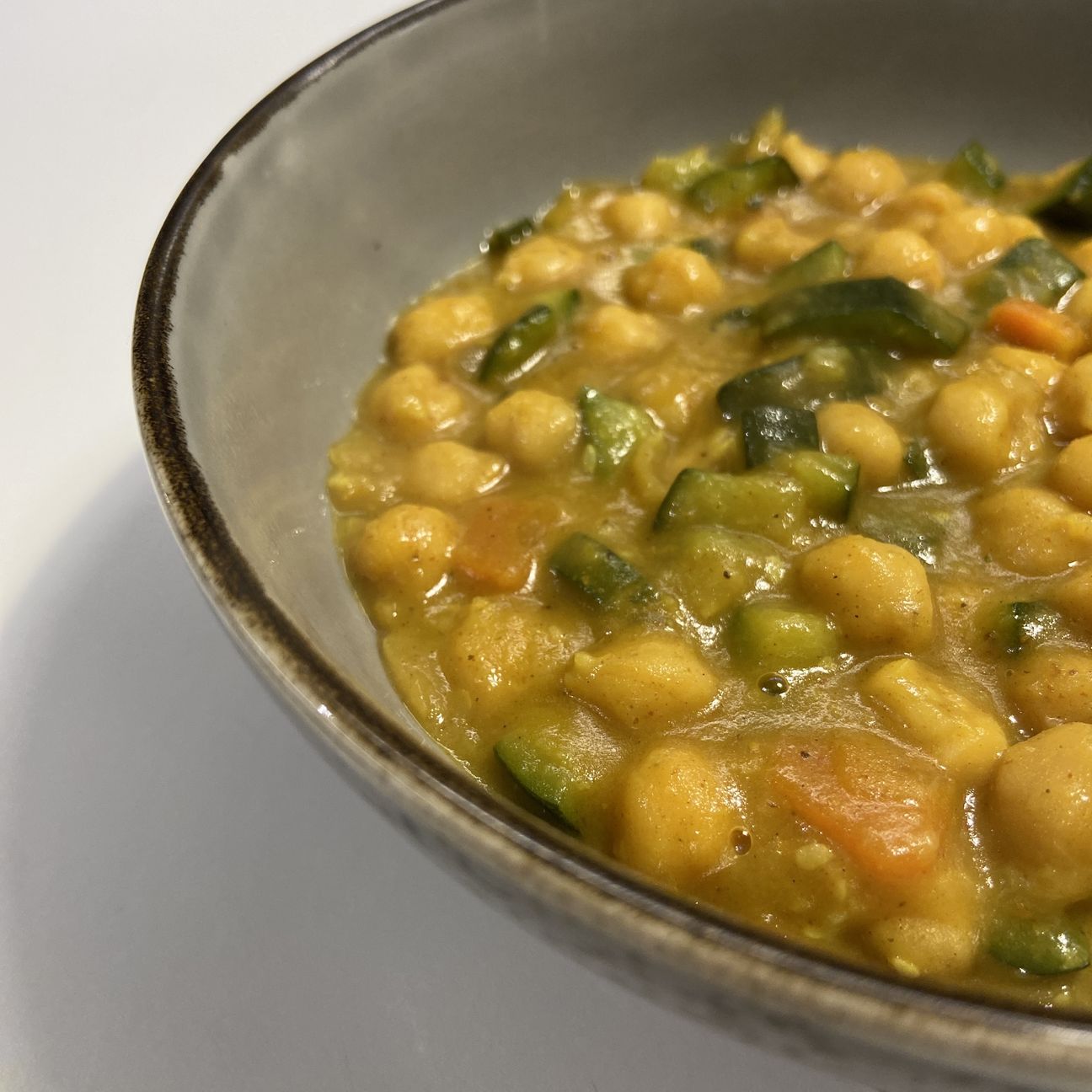 Zuppa di ceci al kurry