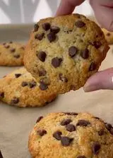 Ricetta Cookies con goccie di cioccolato