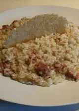 Ricetta Risotto con cotechino e cialda di parmigiano