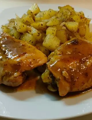 Ricetta Pollo alla birra con patate in padella di piero.giardina1966