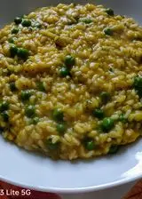 Ricetta Risotto cremoso alla zucca e piselli