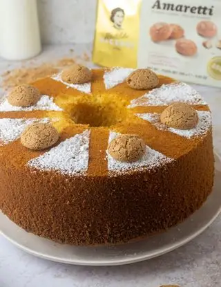 Ricetta CHIFFON CAKE ALLE MELE E AMARETTI di thesweetieparadise