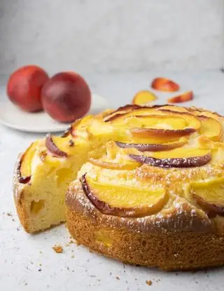 Ricetta TORTA SOFFICE PESCHE E RICOTTA di thesweetieparadise