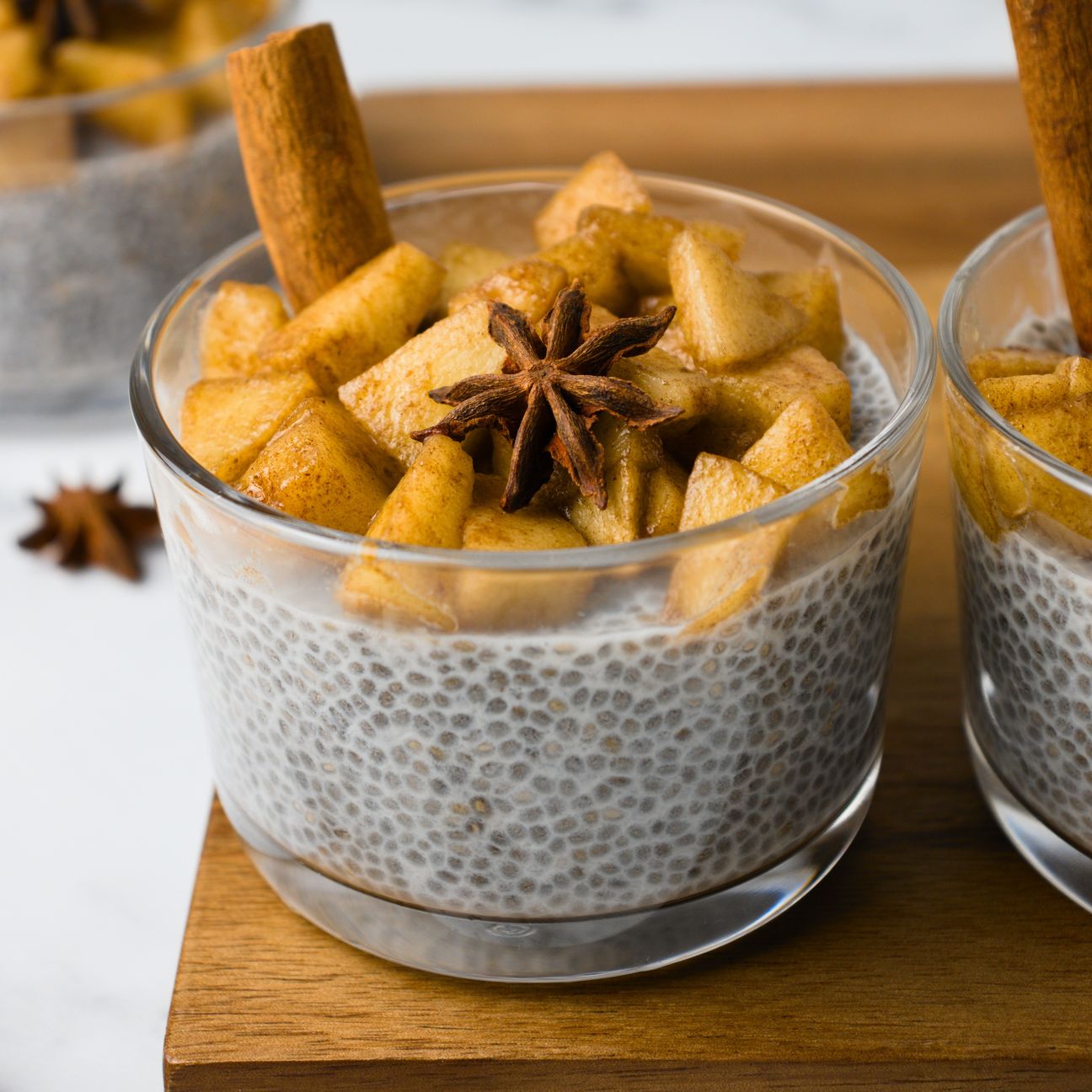 CHIA PUDDING MELA E CANNELLA