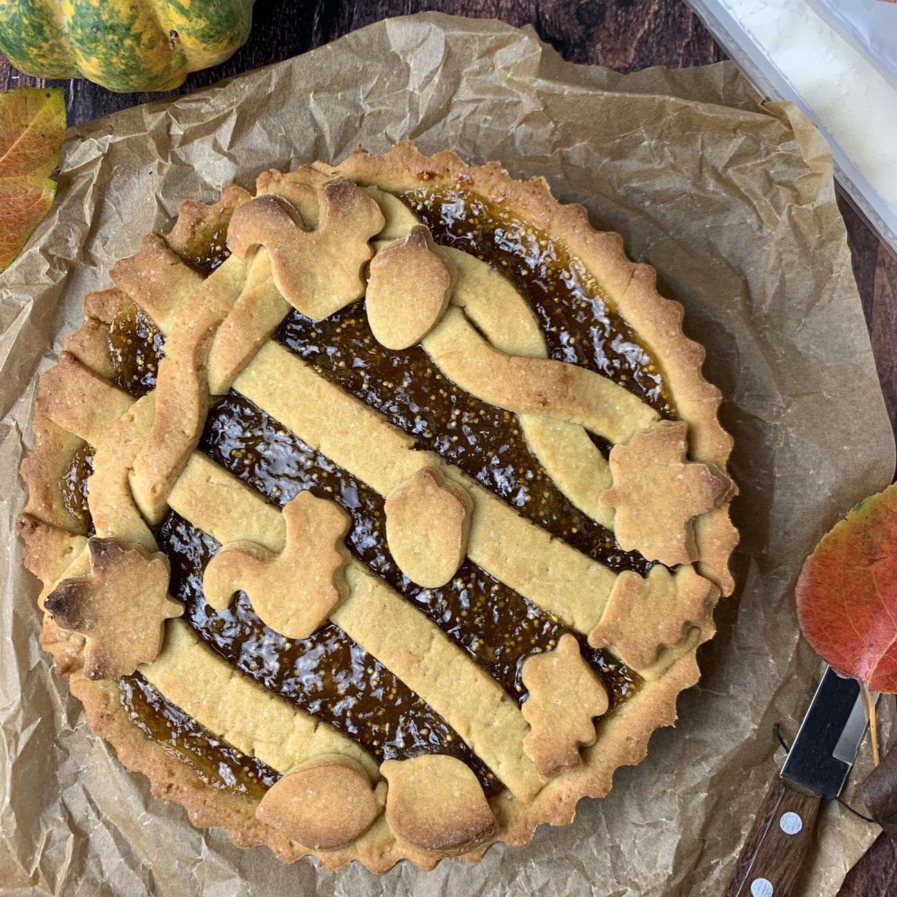 CROSTATA SEMI INTEGRALE CON MARMELLATA