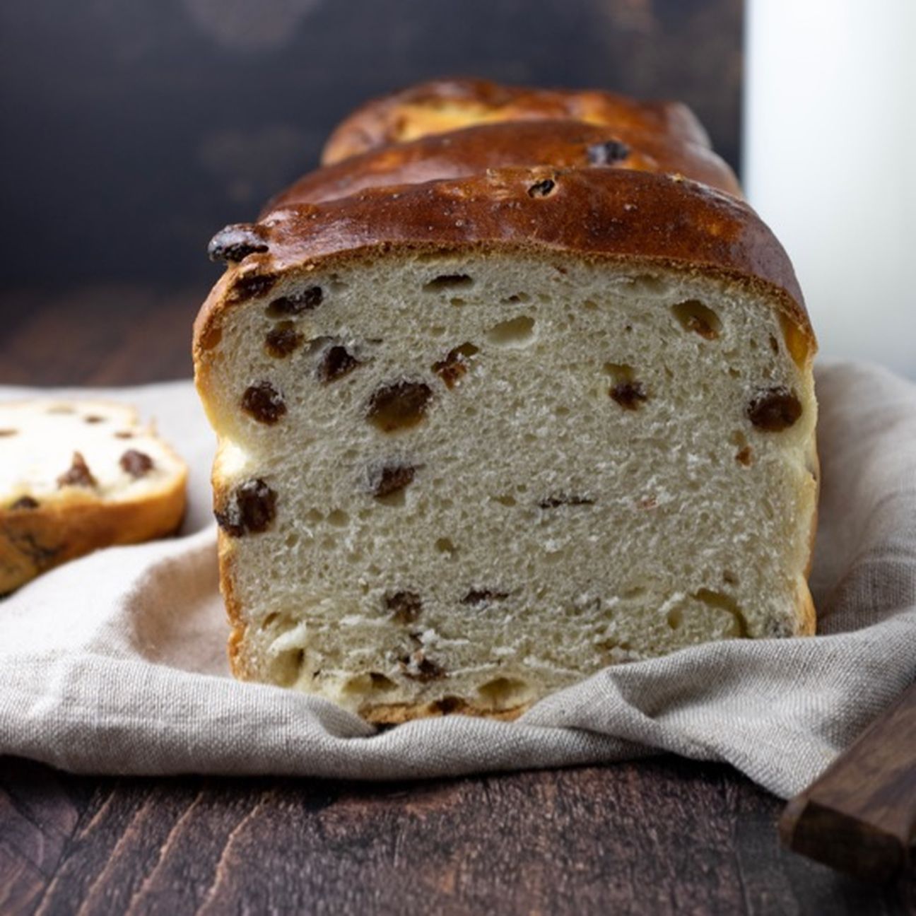 PAN BRIOCHE ALLO YOGURT CON UVETTA