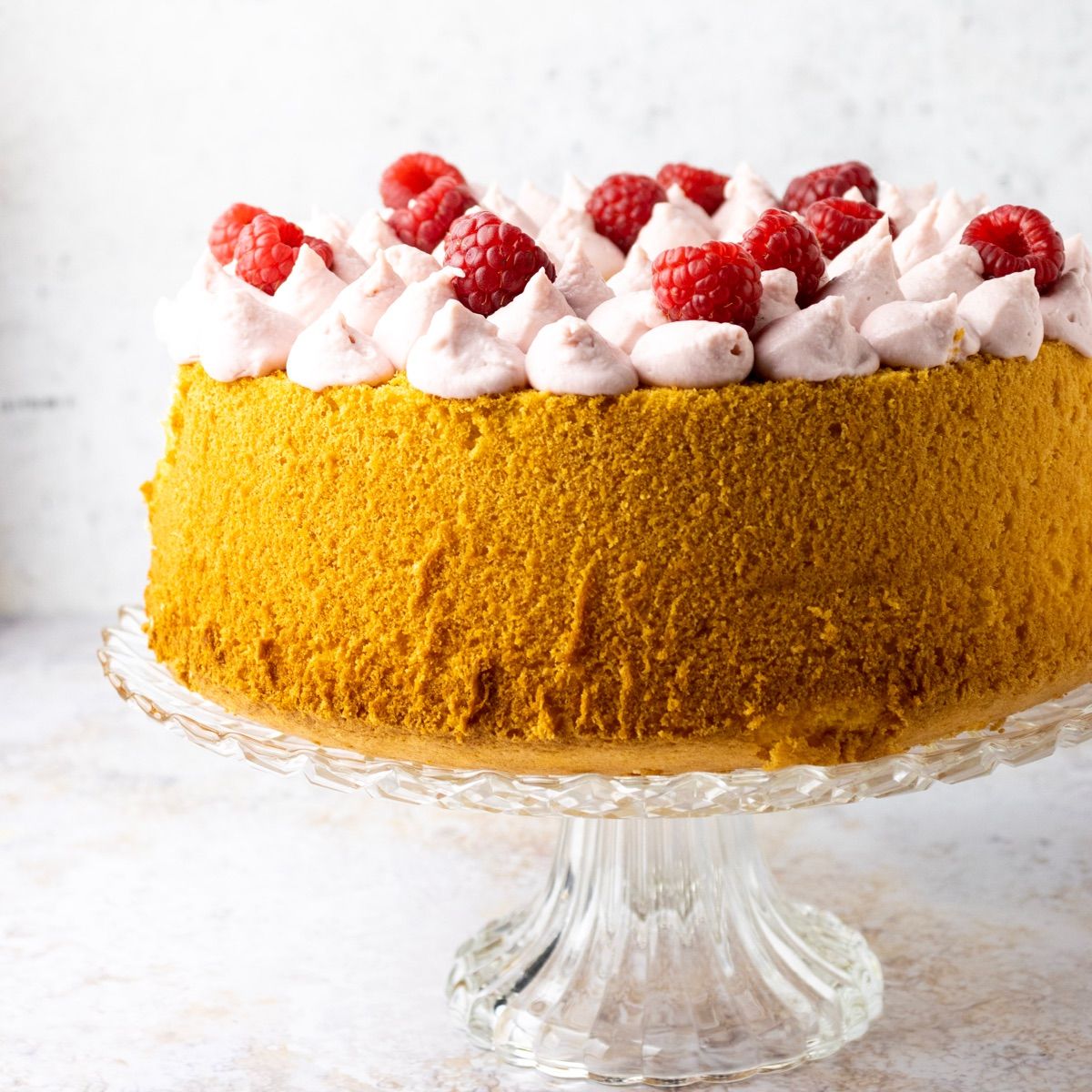 CHIFFON CAKE AL COCCO CON NAMELAKA AI LAMPONI