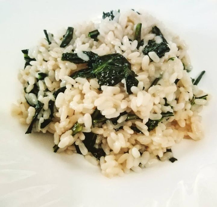 Risotto con cavolo nero