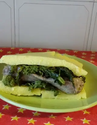 Ricetta Salsiccia e friarielli in polenta di antonio913