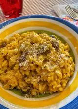 Ricetta Risotto alla zucca con funghi freschi