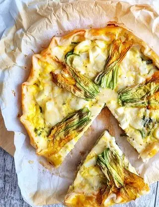 Ricetta Torta salata ripiena di zucchine e formaggi di mammachepiatti