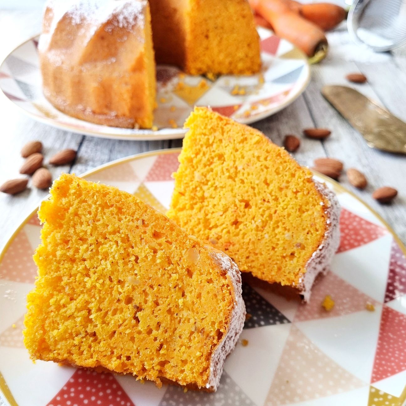 Ciambella alle carote e mandorle