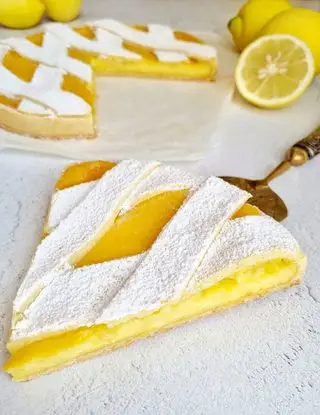 Ricetta Crostata con crema pasticcera al limone di mammachepiatti