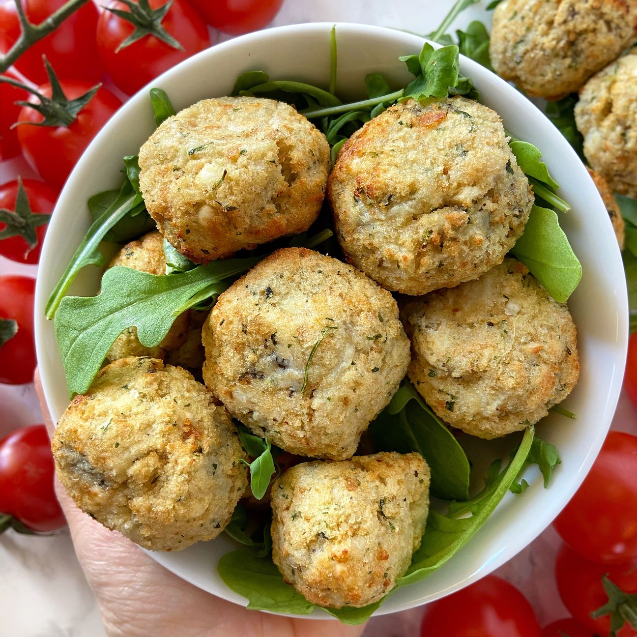 Polpette di melanzane e feta