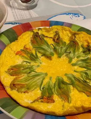 Ricetta Frittata ai fiori di zucca di monidipastafrolla