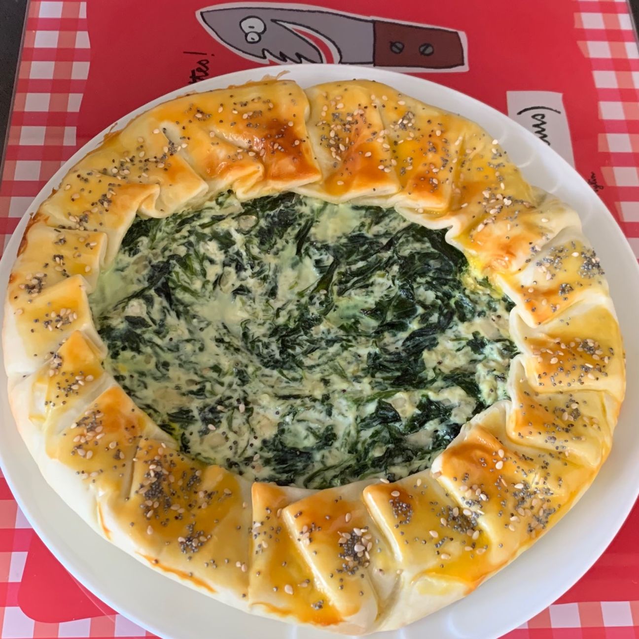 Torta salata ricotta e spinaci