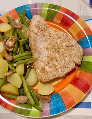 Ricetta Tonno scottato con fagiolini, patate e funghi di monidipastafrolla