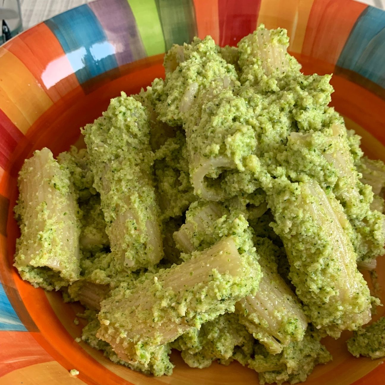 Pasta al pesto di broccoli