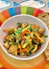 Ricetta Tofu con verdure croccanti