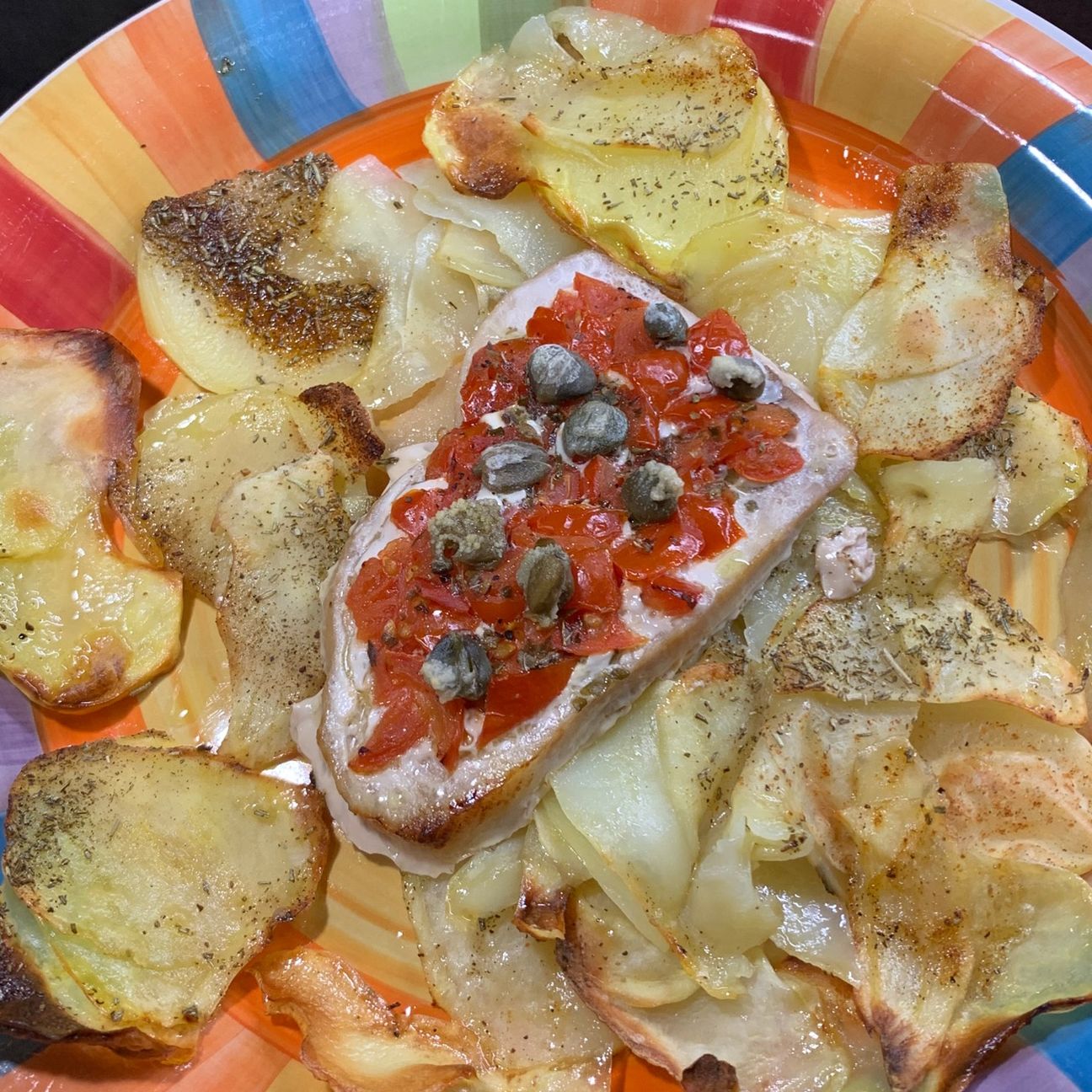 Fish & chips alla mediterranea