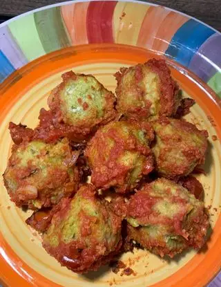 Ricetta Polpette di piselli al sugo di monidipastafrolla