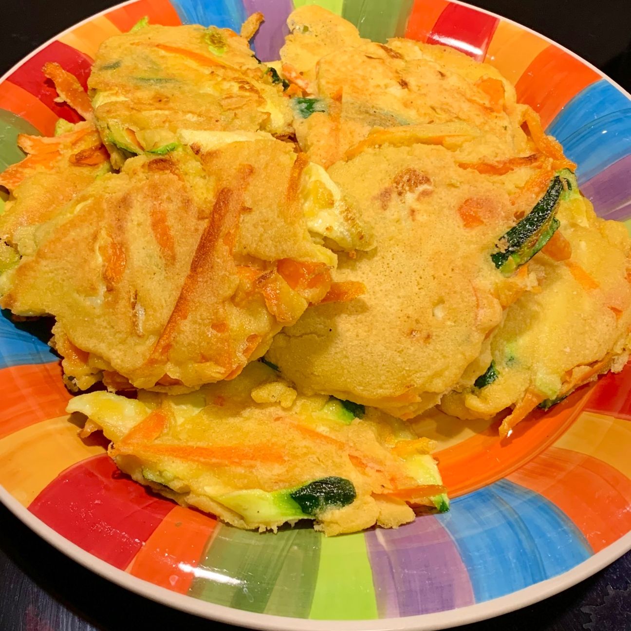 Frittelle di ceci e verdure