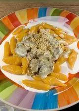 Ricetta Gnocchetti di zucca con sugo di funghi cremoso
