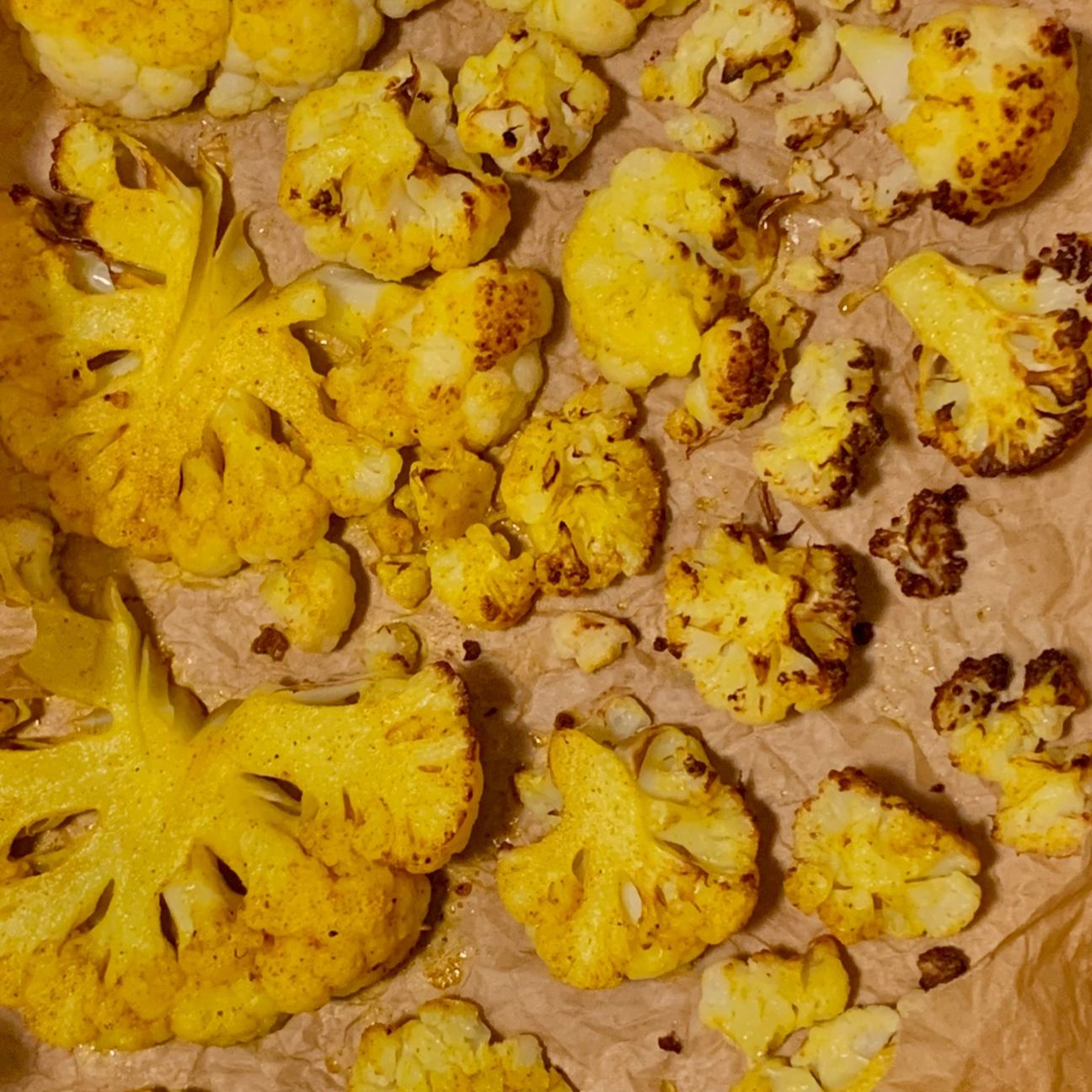 Cavolfiori speziati al forno