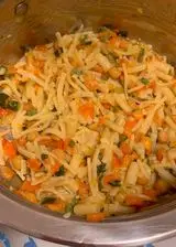 Ricetta Pasta e ceci con zucchine e carote