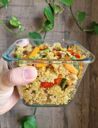 Ricetta Bulgur con seitan, verdure saltate e anacardi di monidipastafrolla