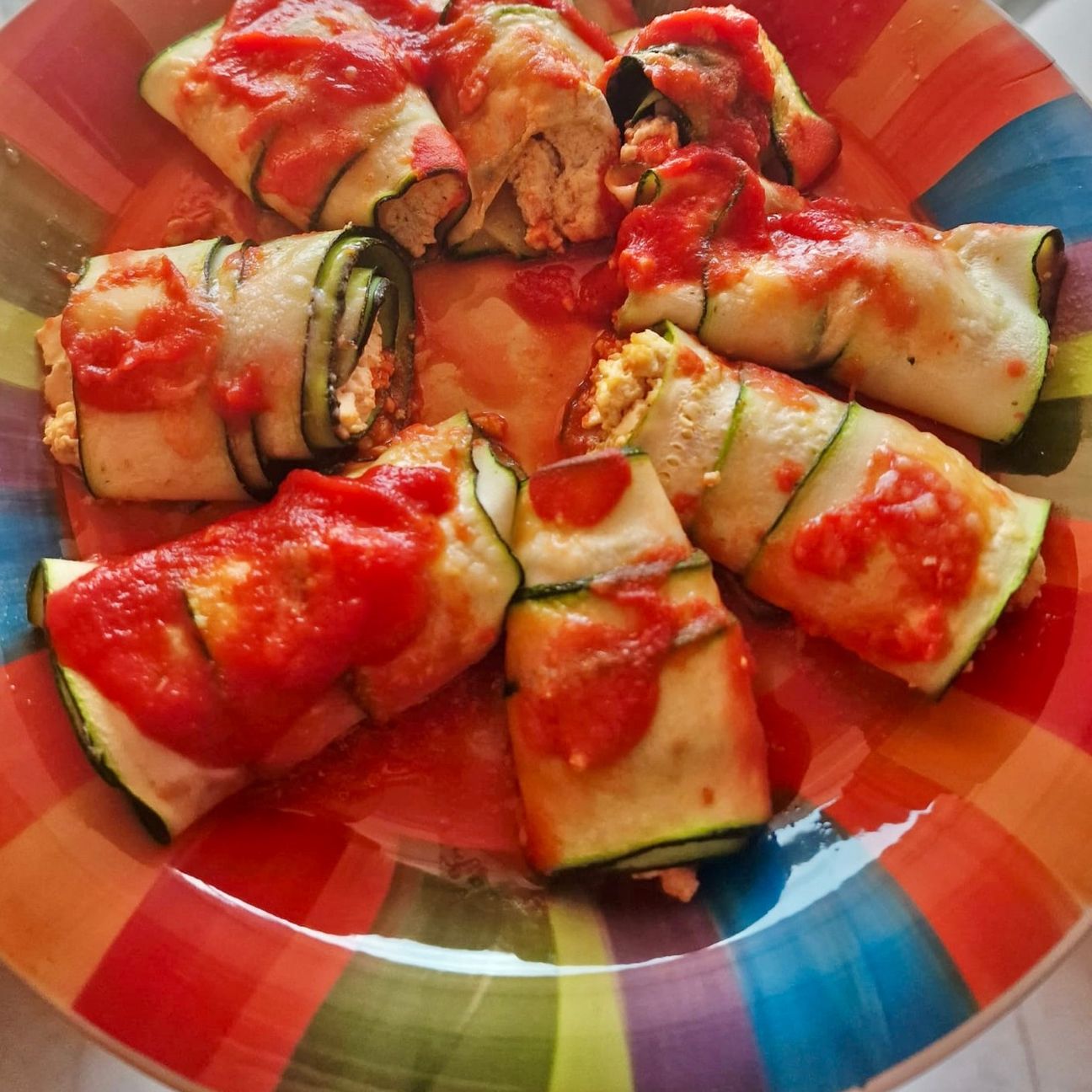Involtini di zucchine