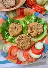Ricetta Burger di melanzane, fagioli e pomodori secchi