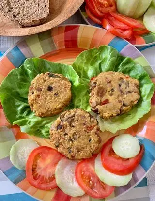 Ricetta Burger di melanzane, fagioli e pomodori secchi di monidipastafrolla
