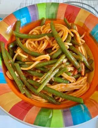 Ricetta Pasta con i fagiolini di monidipastafrolla