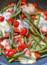 Ricetta Fagiolini con pomodorini e scamorza