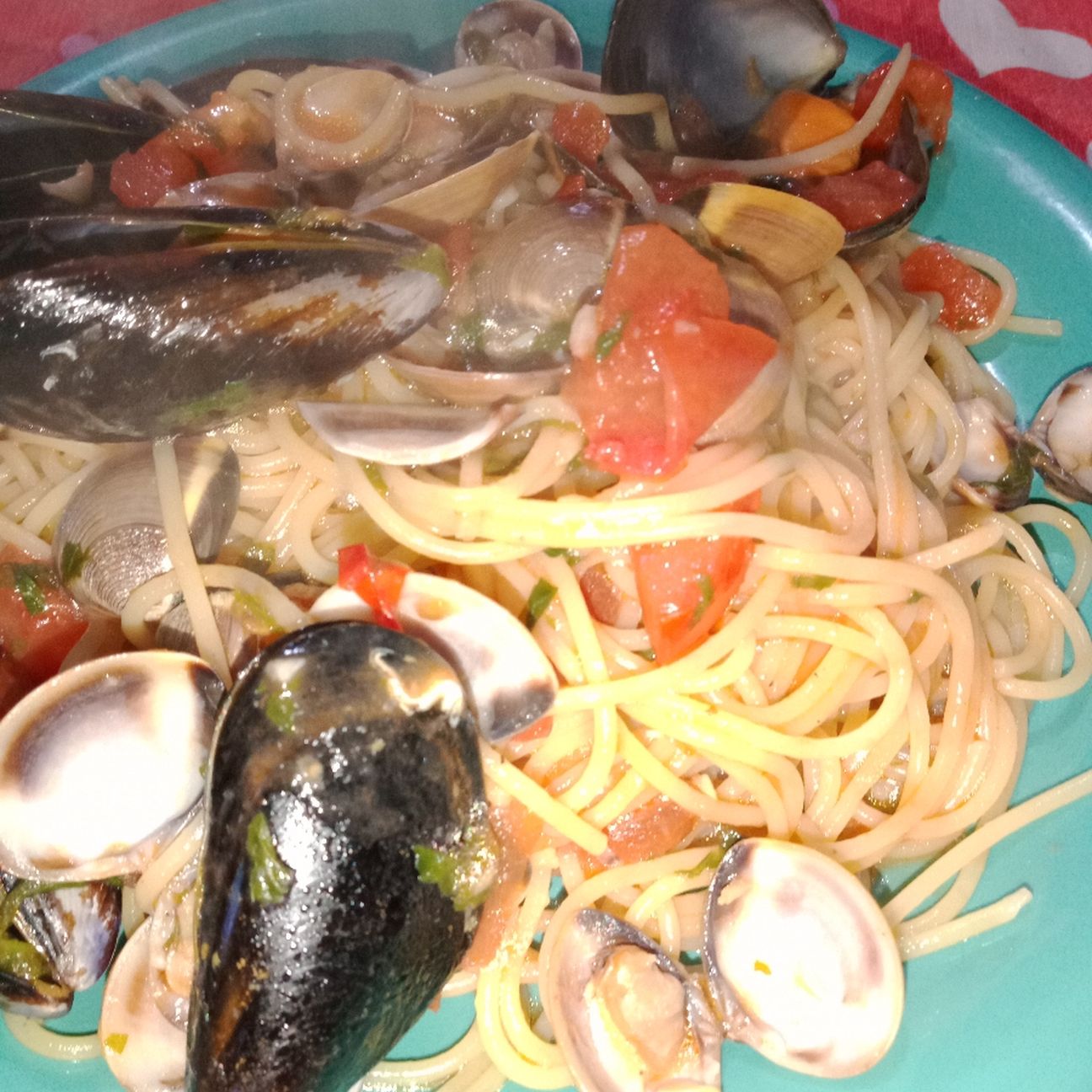 Spaguazzetto ignorante vongole cozze