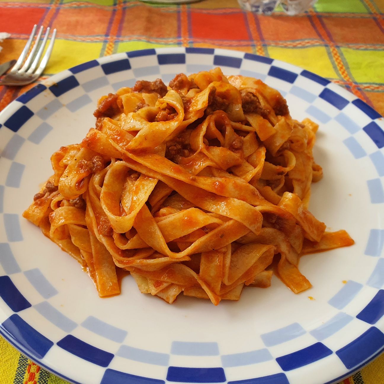 Tagliatelle ragù speciale